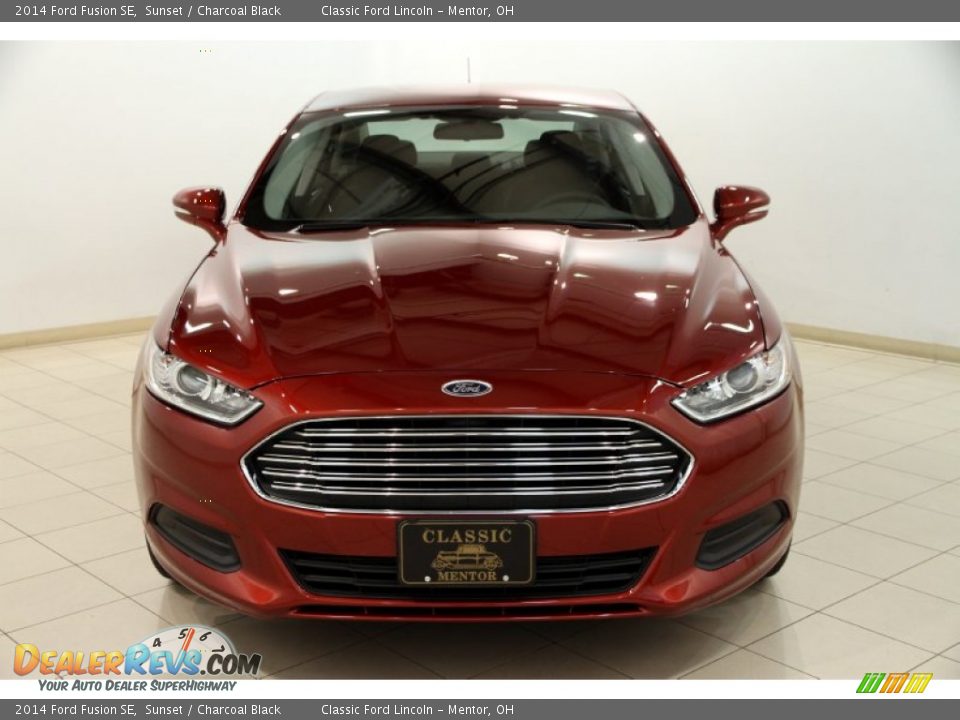 2014 Ford Fusion SE Sunset / Charcoal Black Photo #2