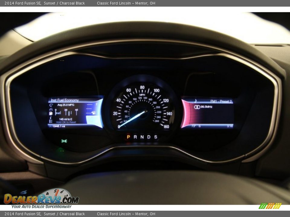 2014 Ford Fusion SE Sunset / Charcoal Black Photo #7