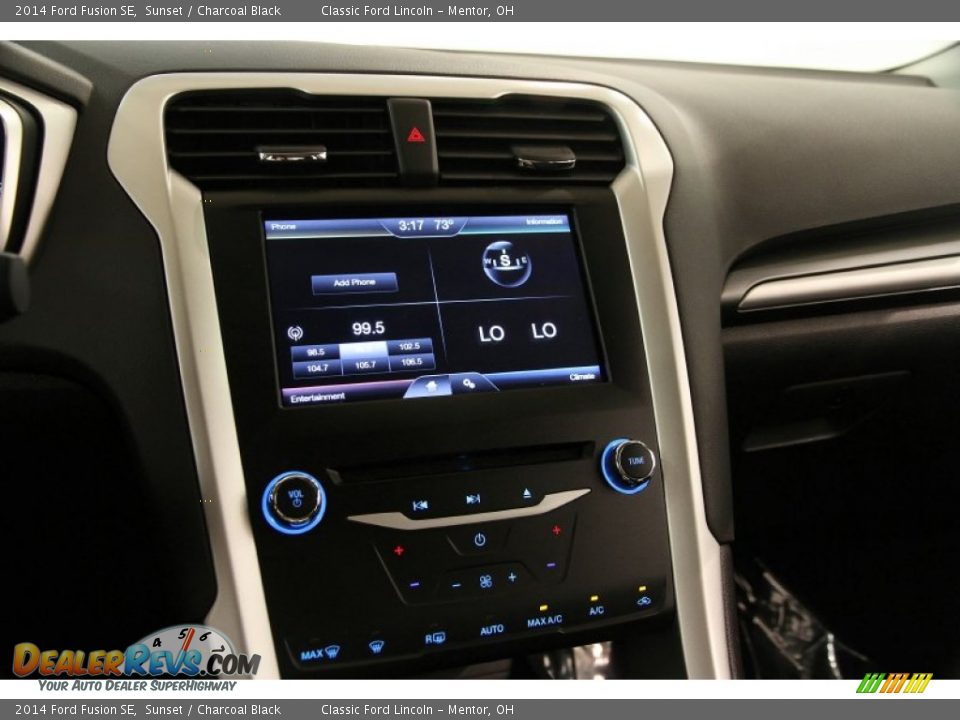 2014 Ford Fusion SE Sunset / Charcoal Black Photo #8