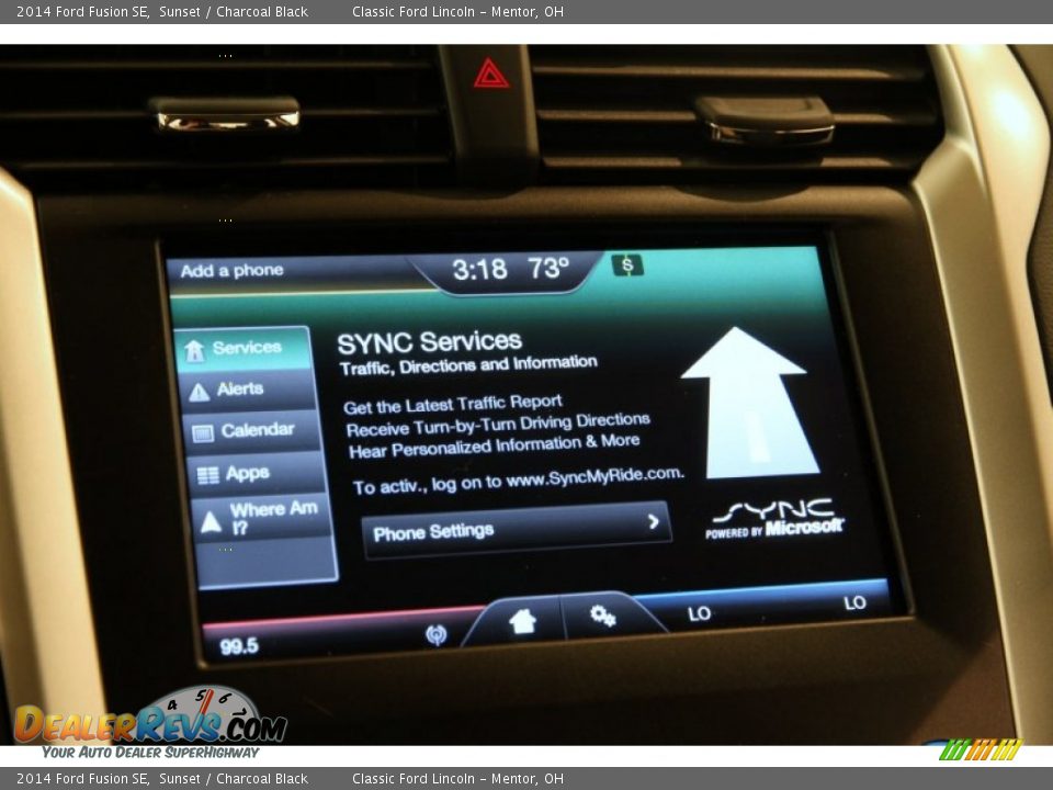 2014 Ford Fusion SE Sunset / Charcoal Black Photo #11