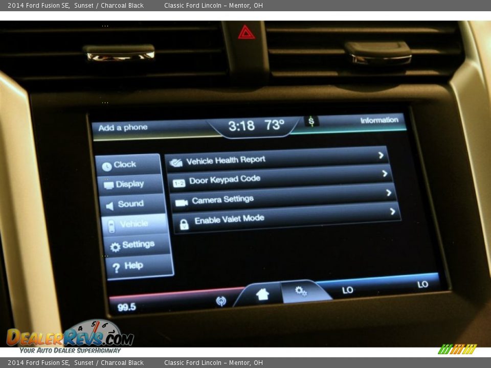 2014 Ford Fusion SE Sunset / Charcoal Black Photo #13
