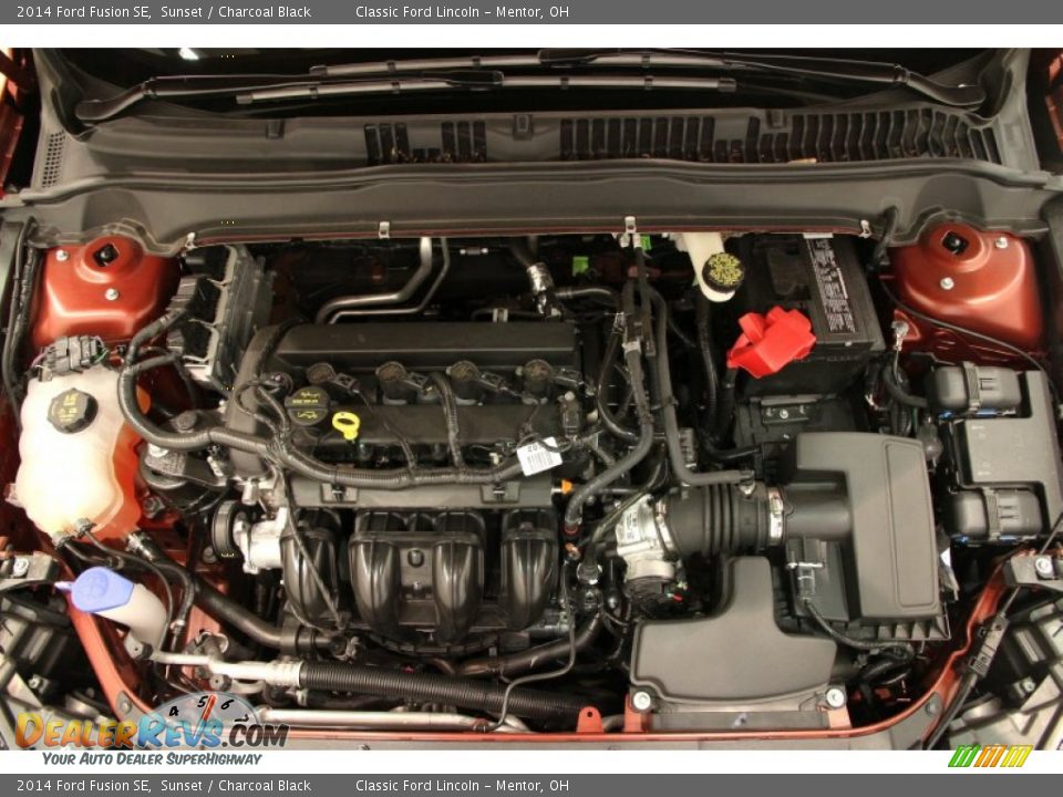 2014 Ford Fusion SE Sunset / Charcoal Black Photo #22