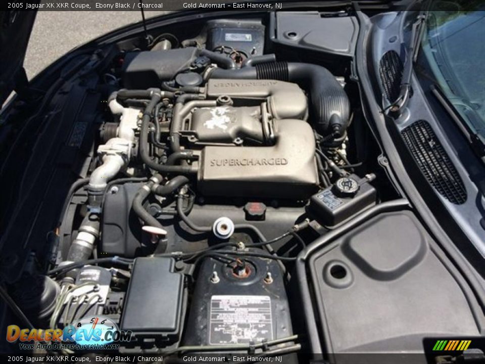 2005 Jaguar XK XKR Coupe 4.2 Liter Supercharged DOHC 32-Valve V8 Engine Photo #26