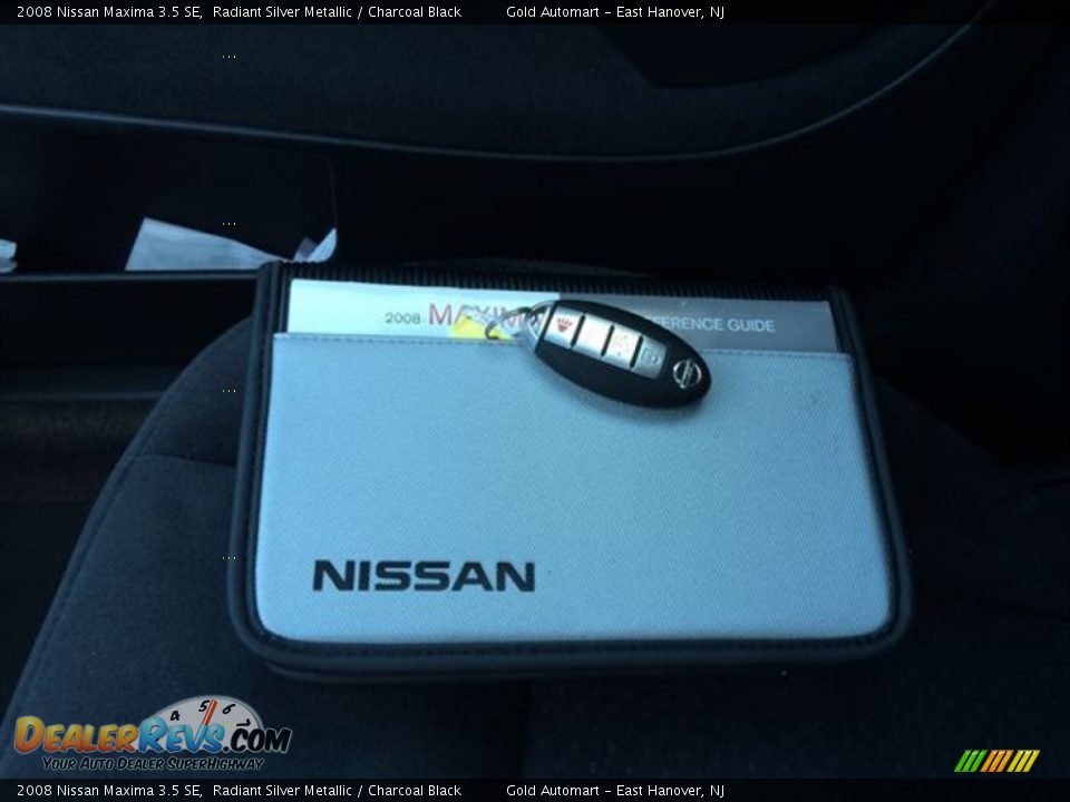 2008 Nissan Maxima 3.5 SE Radiant Silver Metallic / Charcoal Black Photo #22