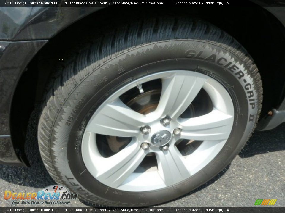 2011 Dodge Caliber Mainstreet Brilliant Black Crystal Pearl / Dark Slate/Medium Graystone Photo #8