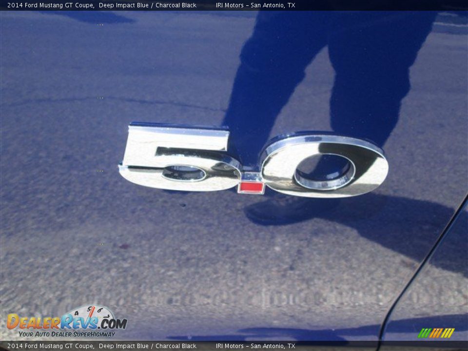 2014 Ford Mustang GT Coupe Deep Impact Blue / Charcoal Black Photo #10