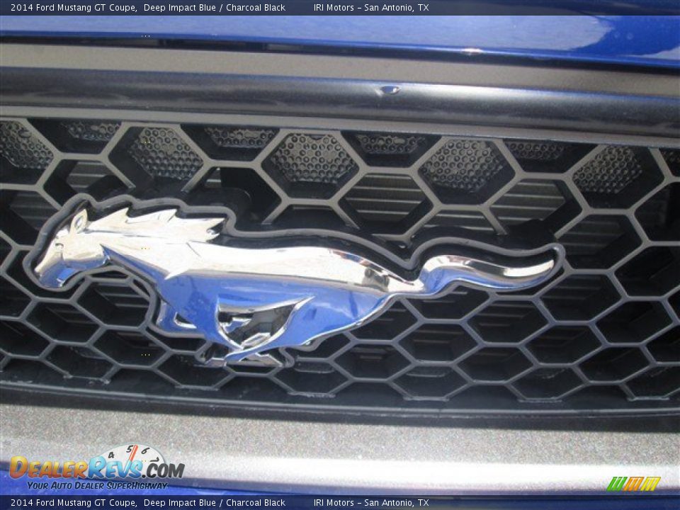 2014 Ford Mustang GT Coupe Deep Impact Blue / Charcoal Black Photo #11