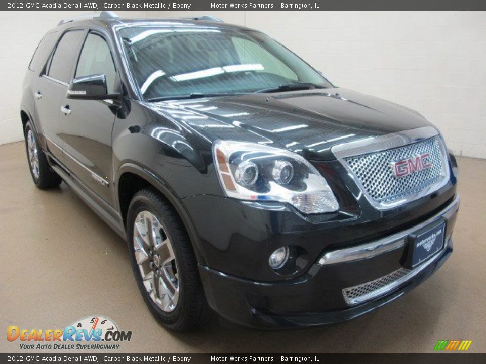 2012 GMC Acadia Denali AWD Carbon Black Metallic / Ebony Photo #1