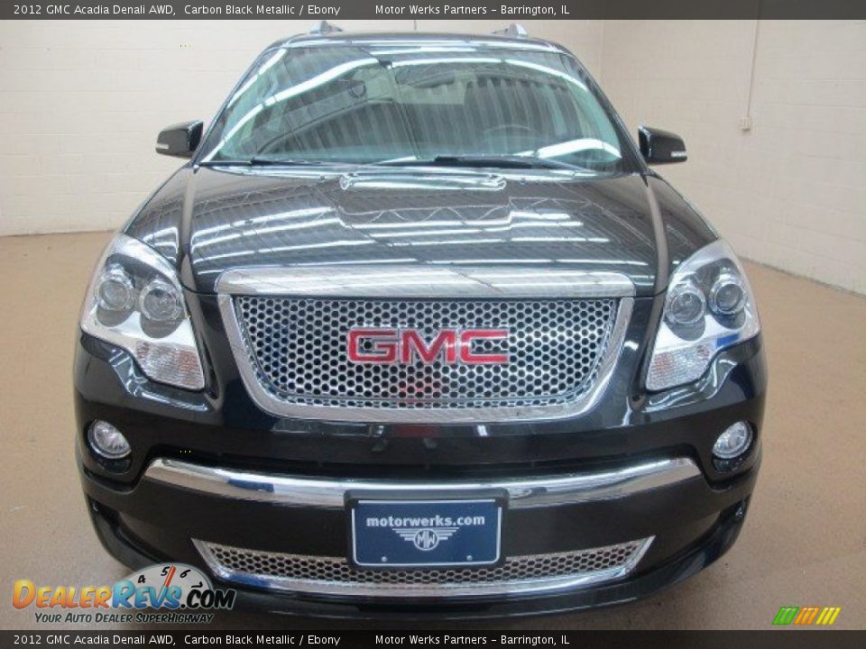 2012 GMC Acadia Denali AWD Carbon Black Metallic / Ebony Photo #2