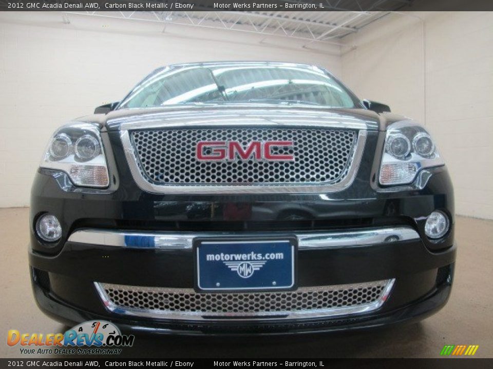 2012 GMC Acadia Denali AWD Carbon Black Metallic / Ebony Photo #3