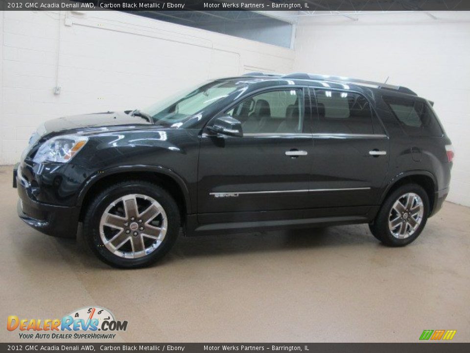2012 GMC Acadia Denali AWD Carbon Black Metallic / Ebony Photo #5