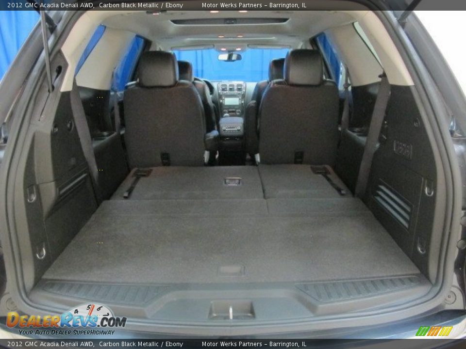 2012 GMC Acadia Denali AWD Carbon Black Metallic / Ebony Photo #11