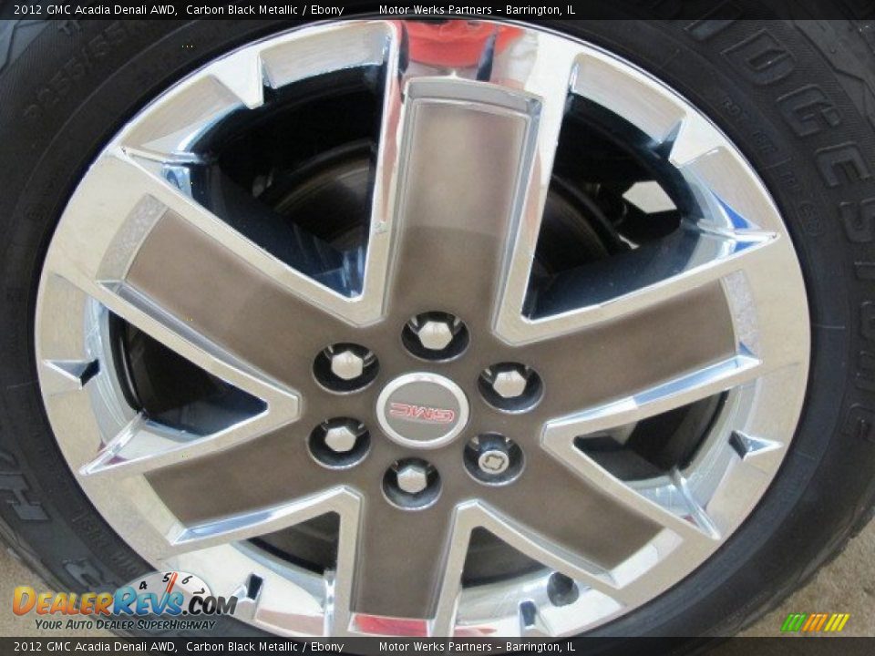 2012 GMC Acadia Denali AWD Carbon Black Metallic / Ebony Photo #14