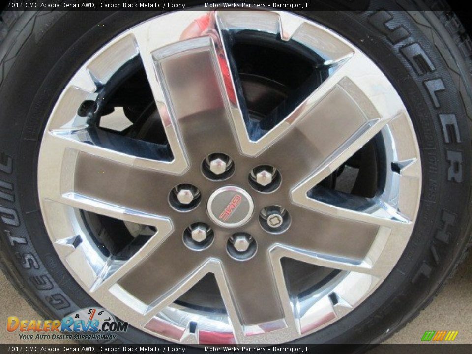 2012 GMC Acadia Denali AWD Carbon Black Metallic / Ebony Photo #15