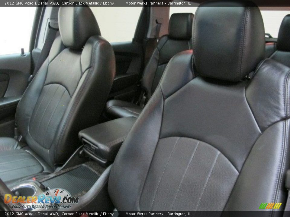 2012 GMC Acadia Denali AWD Carbon Black Metallic / Ebony Photo #18