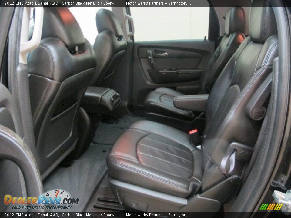 2012 GMC Acadia Denali AWD Carbon Black Metallic / Ebony Photo #19