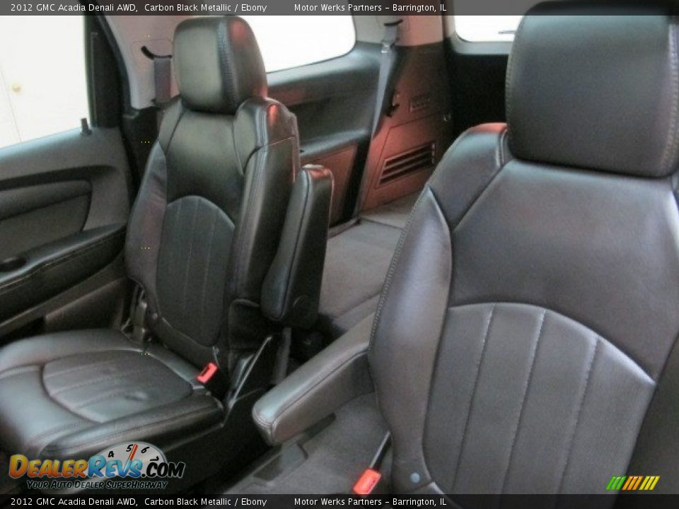 2012 GMC Acadia Denali AWD Carbon Black Metallic / Ebony Photo #20