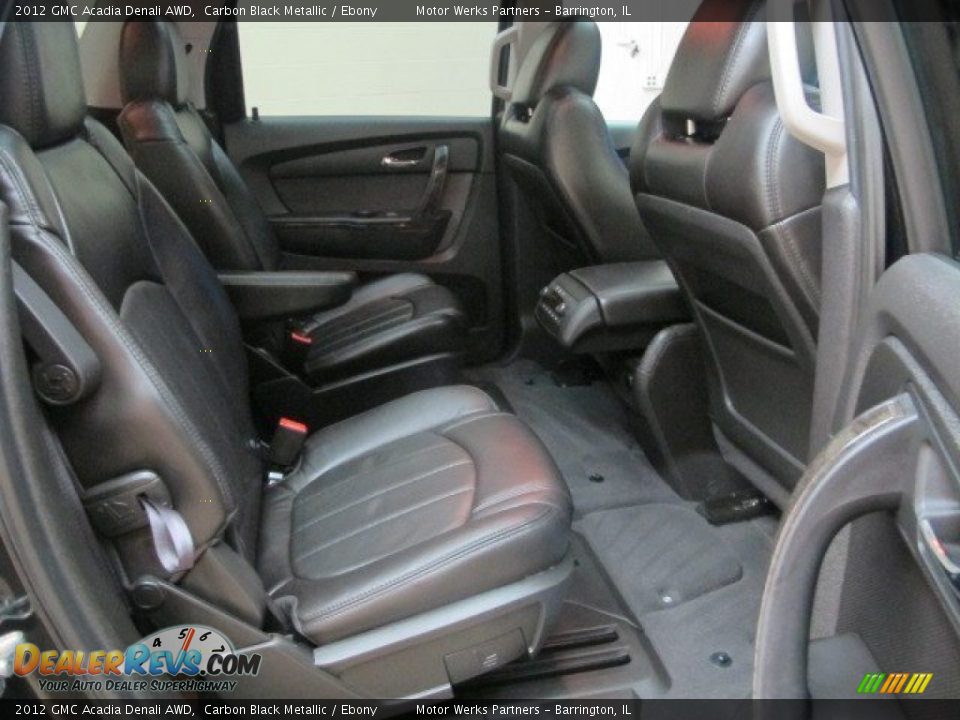2012 GMC Acadia Denali AWD Carbon Black Metallic / Ebony Photo #21