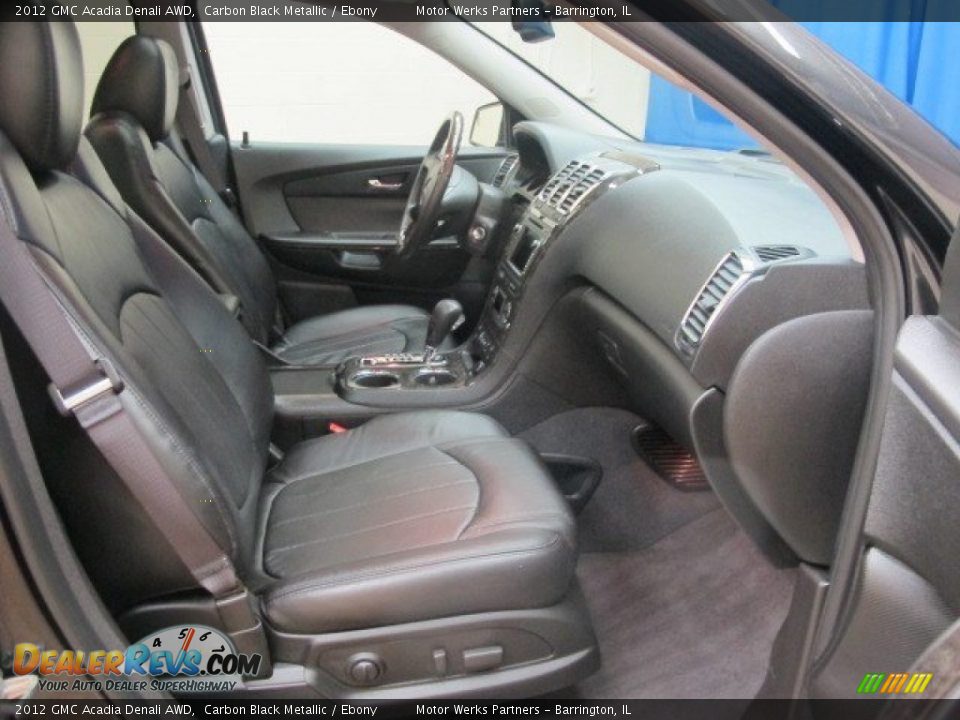2012 GMC Acadia Denali AWD Carbon Black Metallic / Ebony Photo #23