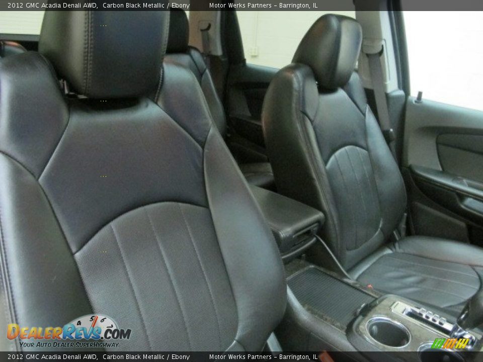 2012 GMC Acadia Denali AWD Carbon Black Metallic / Ebony Photo #24