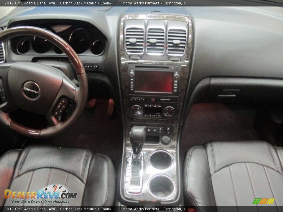 2012 GMC Acadia Denali AWD Carbon Black Metallic / Ebony Photo #26