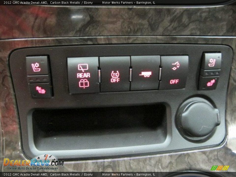 2012 GMC Acadia Denali AWD Carbon Black Metallic / Ebony Photo #34