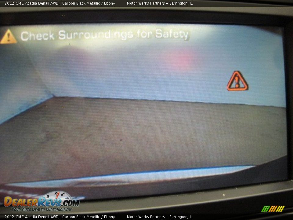 2012 GMC Acadia Denali AWD Carbon Black Metallic / Ebony Photo #35