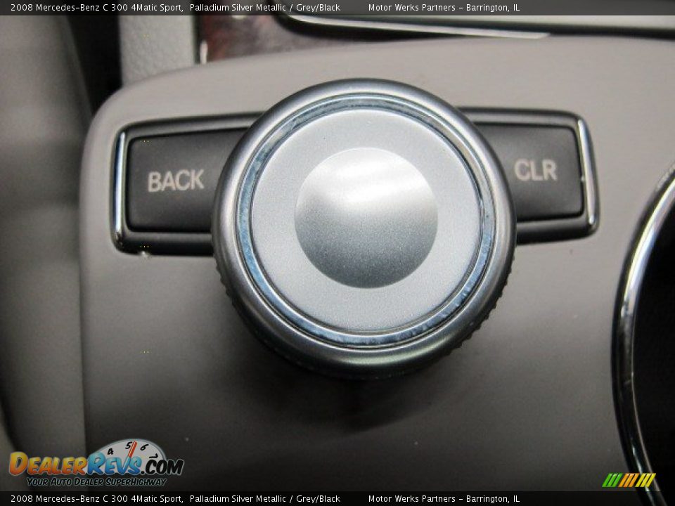 2008 Mercedes-Benz C 300 4Matic Sport Palladium Silver Metallic / Grey/Black Photo #31