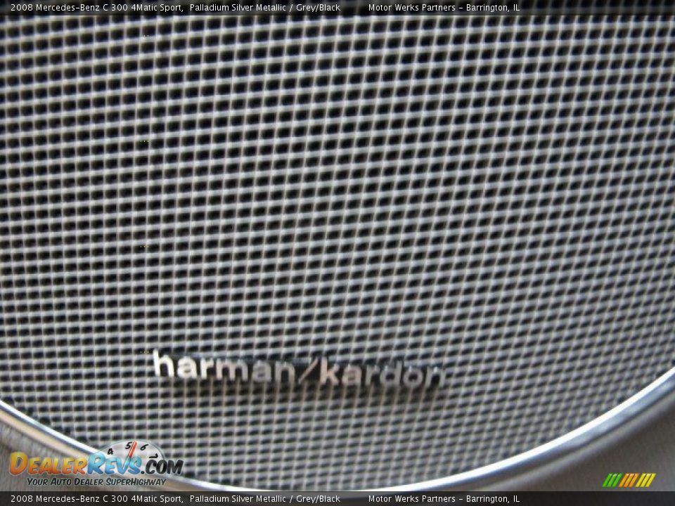 2008 Mercedes-Benz C 300 4Matic Sport Palladium Silver Metallic / Grey/Black Photo #35