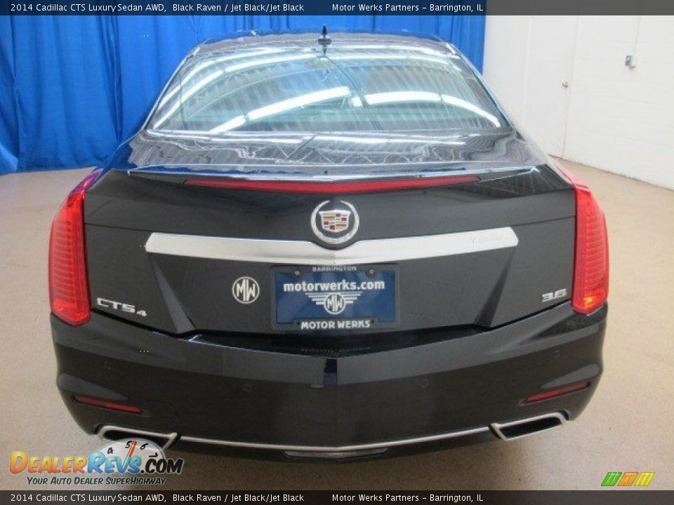 2014 Cadillac CTS Luxury Sedan AWD Black Raven / Jet Black/Jet Black Photo #6