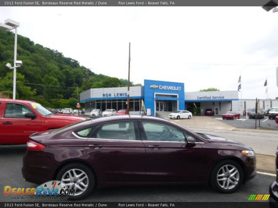 2013 Ford Fusion SE Bordeaux Reserve Red Metallic / Dune Photo #1