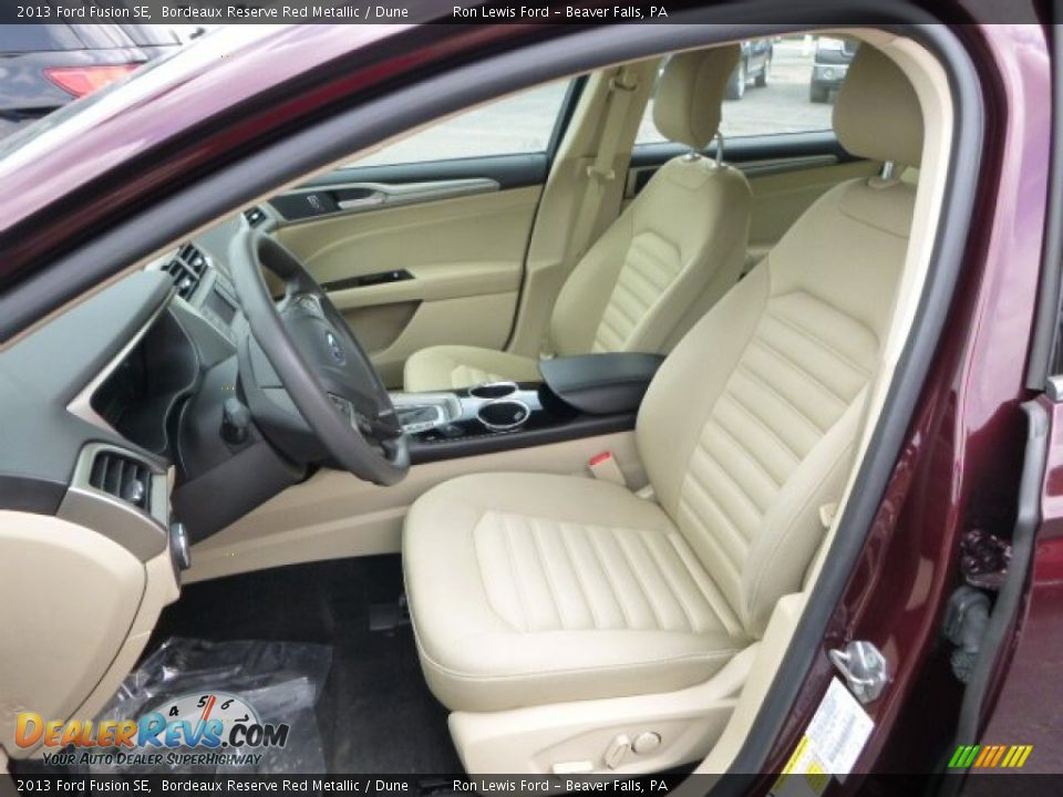 2013 Ford Fusion SE Bordeaux Reserve Red Metallic / Dune Photo #10