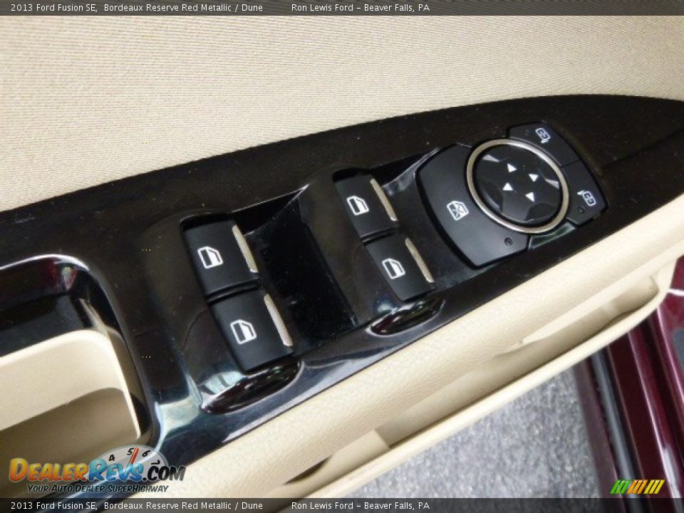 2013 Ford Fusion SE Bordeaux Reserve Red Metallic / Dune Photo #13