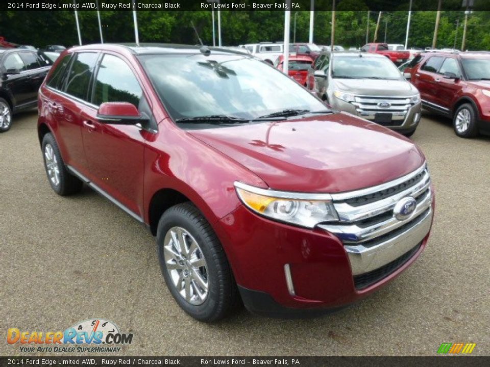 Front 3/4 View of 2014 Ford Edge Limited AWD Photo #2