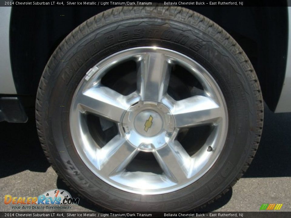 2014 Chevrolet Suburban LT 4x4 Silver Ice Metallic / Light Titanium/Dark Titanium Photo #14