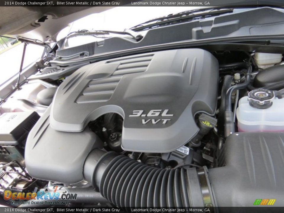2014 Dodge Challenger SXT Billet Silver Metallic / Dark Slate Gray Photo #8