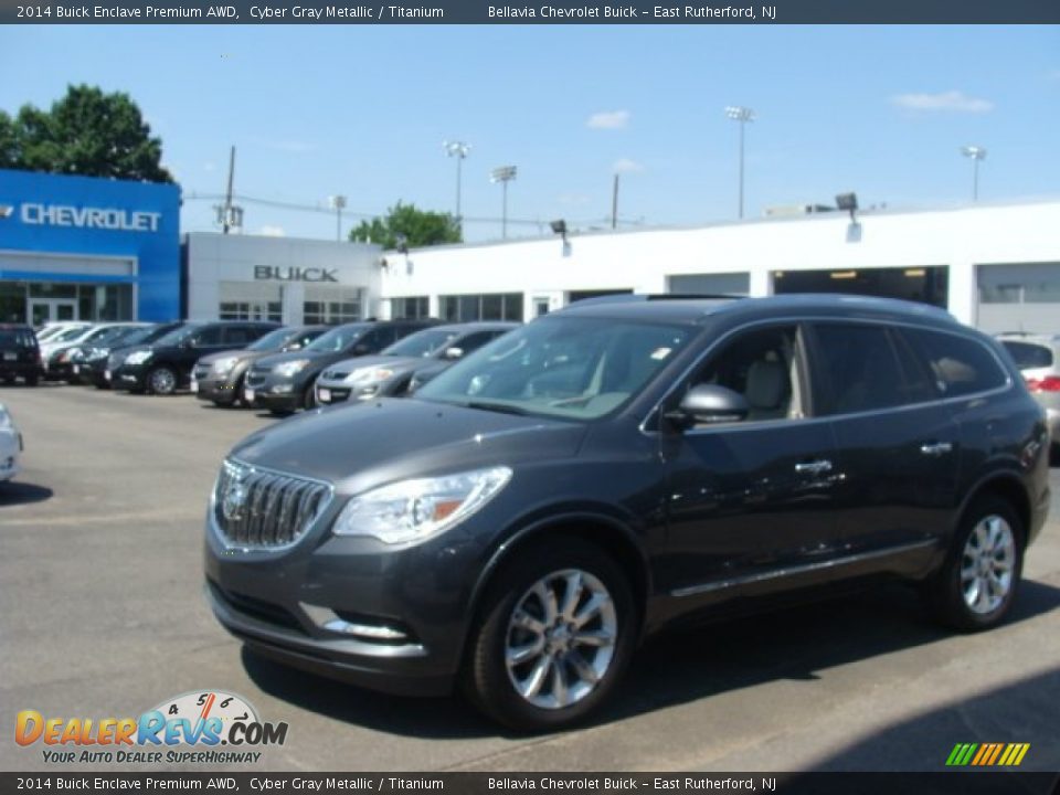 2014 Buick Enclave Premium AWD Cyber Gray Metallic / Titanium Photo #1