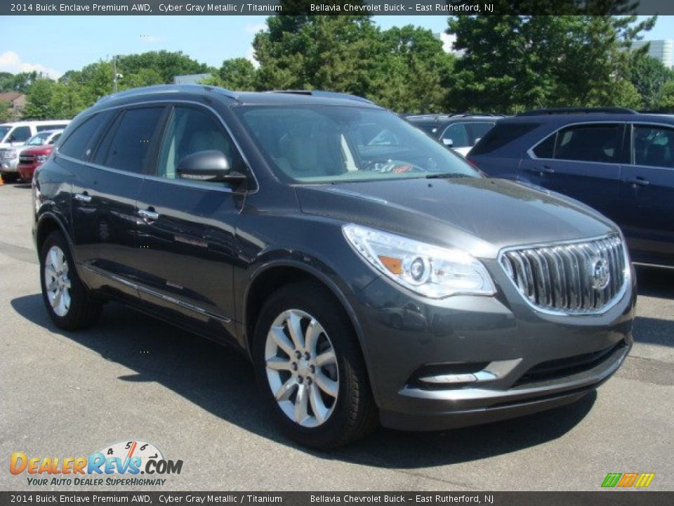 2014 Buick Enclave Premium AWD Cyber Gray Metallic / Titanium Photo #3