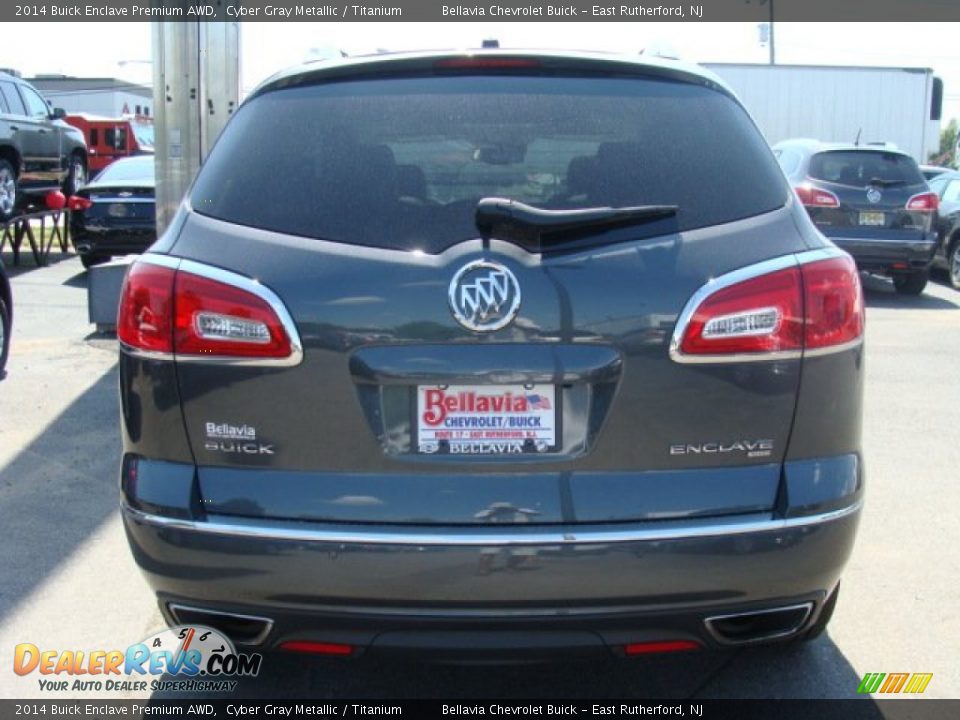 2014 Buick Enclave Premium AWD Cyber Gray Metallic / Titanium Photo #5