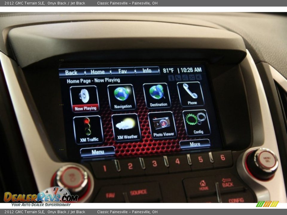 2012 GMC Terrain SLE Onyx Black / Jet Black Photo #10