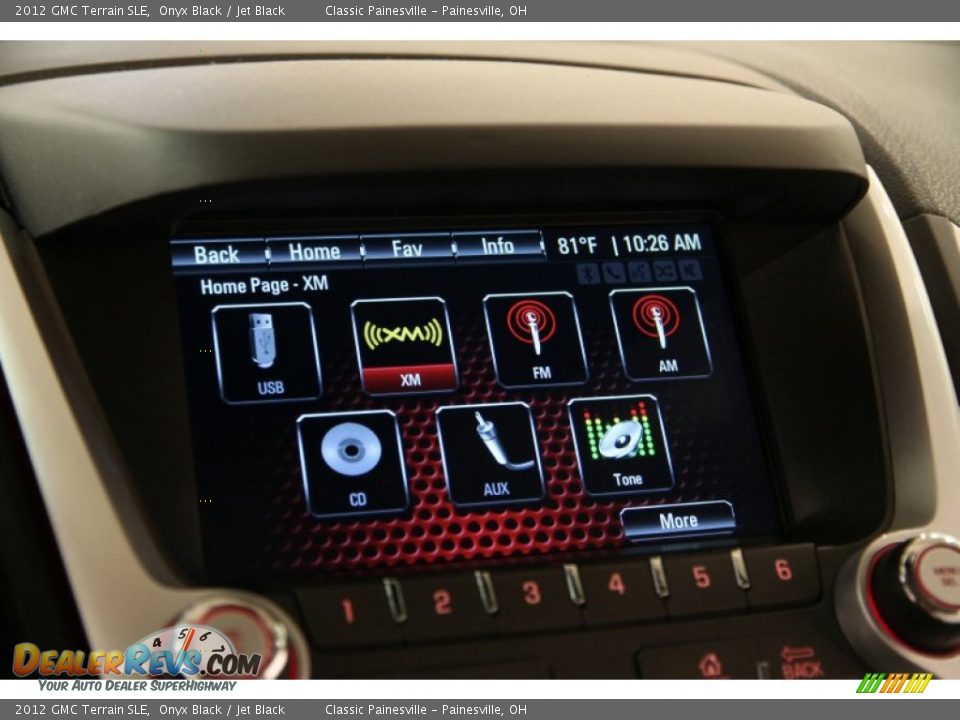 2012 GMC Terrain SLE Onyx Black / Jet Black Photo #11