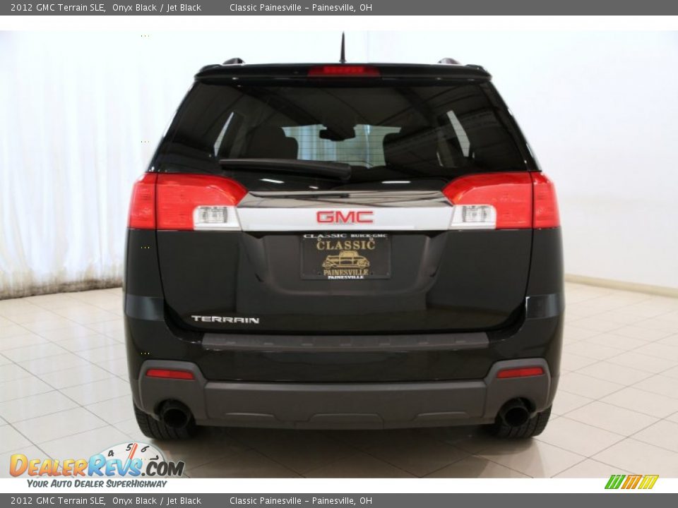 2012 GMC Terrain SLE Onyx Black / Jet Black Photo #18