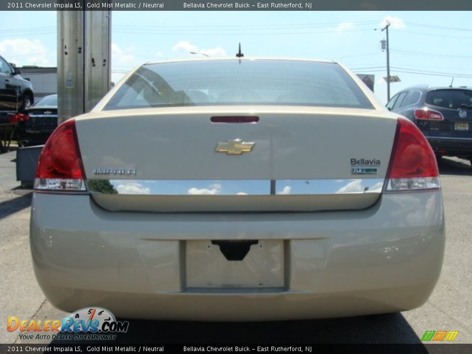 2011 Chevrolet Impala LS Gold Mist Metallic / Neutral Photo #5