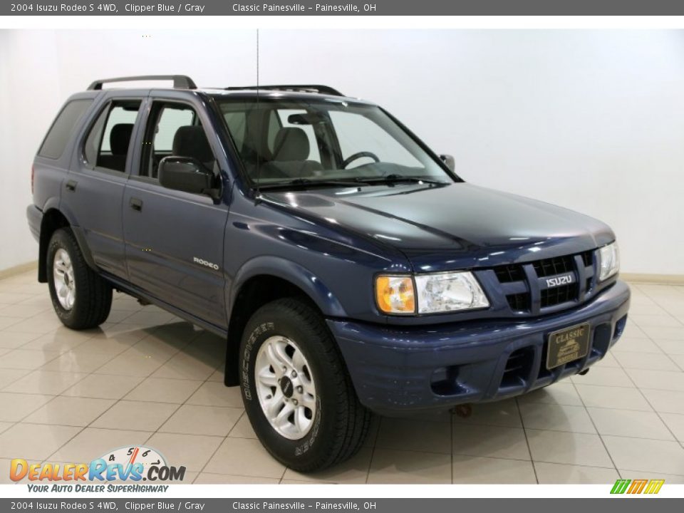 2004 Isuzu Rodeo S 4WD Clipper Blue / Gray Photo #1
