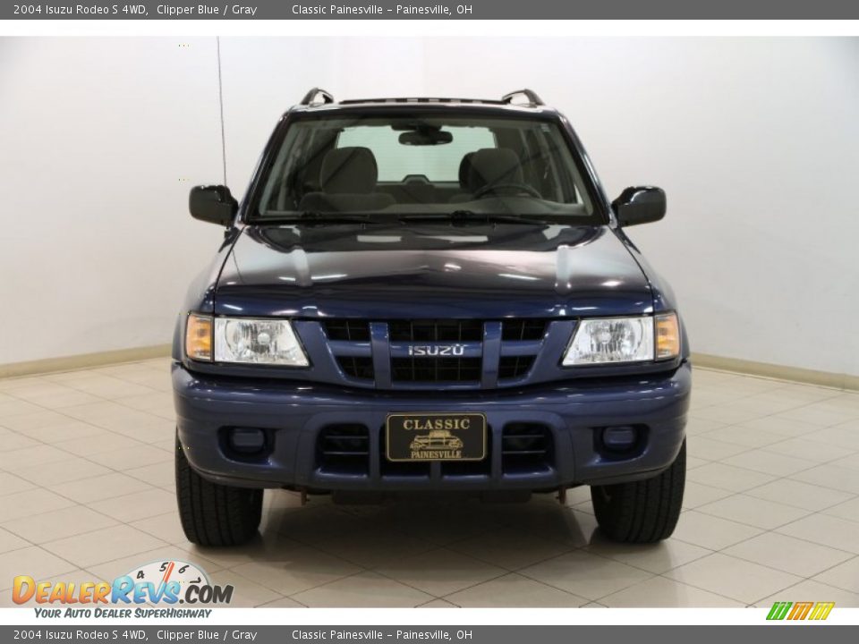 2004 Isuzu Rodeo S 4WD Clipper Blue / Gray Photo #2