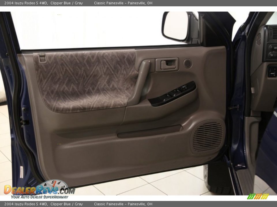 2004 Isuzu Rodeo S 4WD Clipper Blue / Gray Photo #4