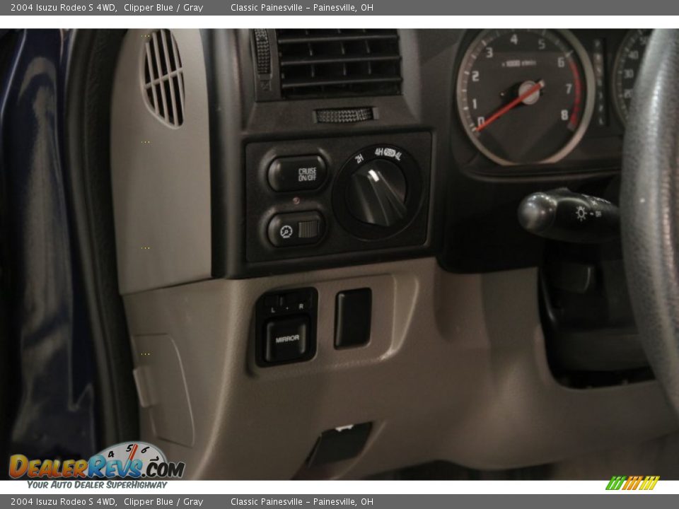 2004 Isuzu Rodeo S 4WD Clipper Blue / Gray Photo #5