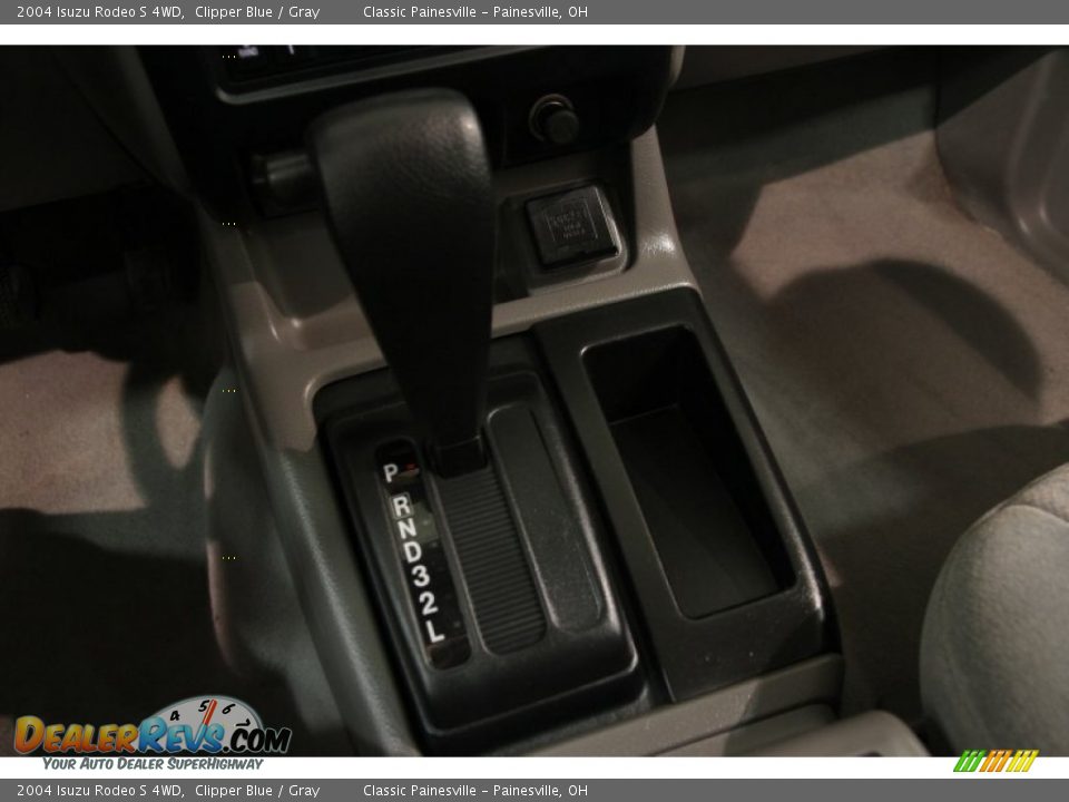 2004 Isuzu Rodeo S 4WD Clipper Blue / Gray Photo #10