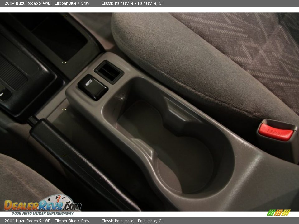 2004 Isuzu Rodeo S 4WD Clipper Blue / Gray Photo #11