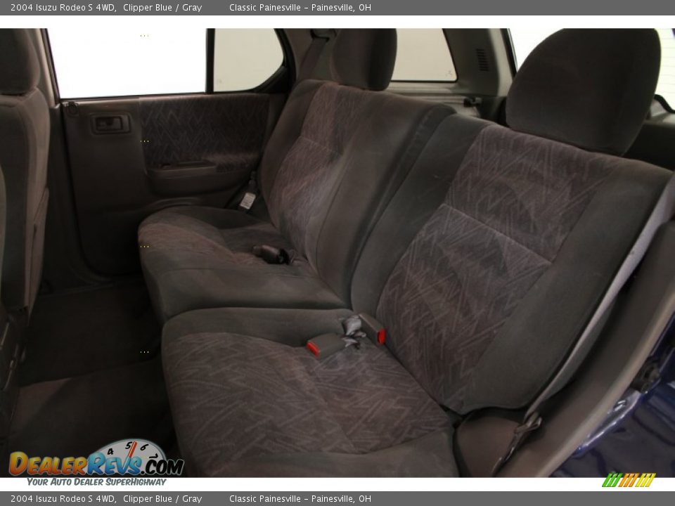 2004 Isuzu Rodeo S 4WD Clipper Blue / Gray Photo #14